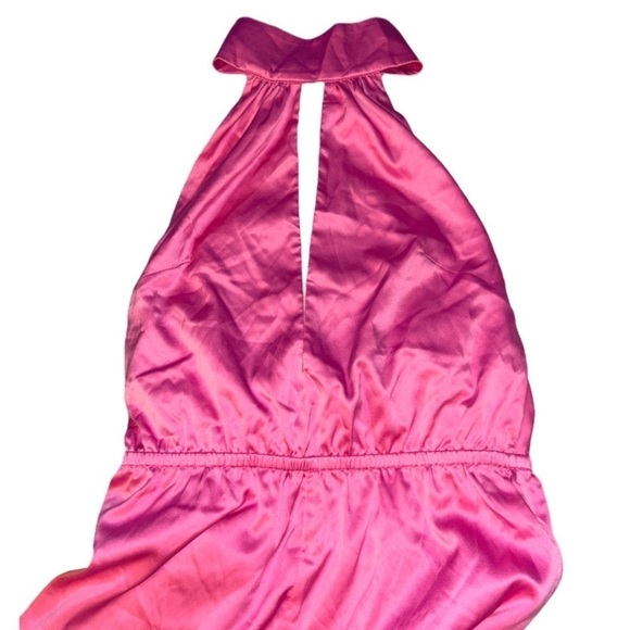 NWOT MORE TO COME x Revolve Janece Keyhole Jumpsuit in Pink size small (no belt) - Picture 3 of 11